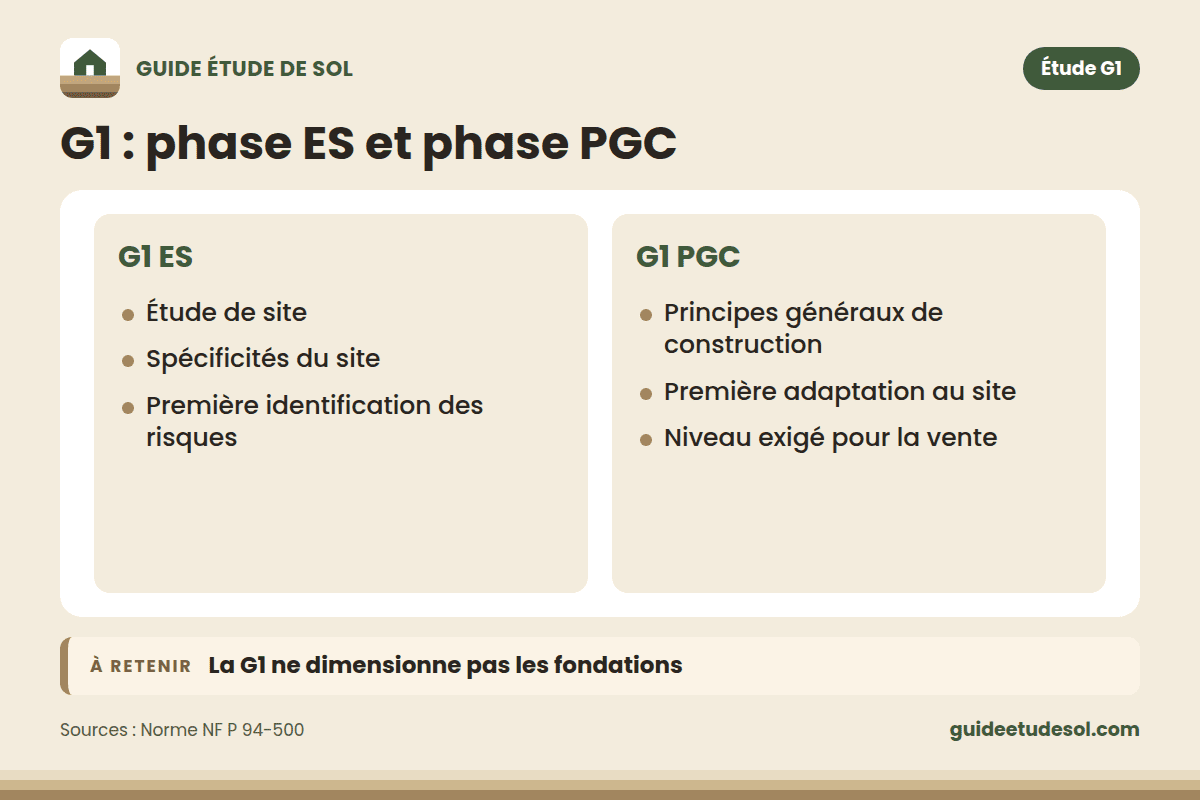 Fiche pratique : G1 : phase ES et phase PGC, comparaison G1 ES et G1 PGC